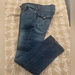 True Religion Ricky blue cotton Men’s Jeans straight leg, size 32 x 34